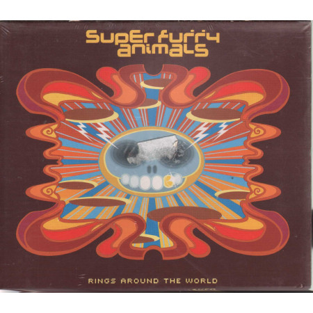 Super Furry Animals CD Rings Around The World / Epic ‎5024139 Slipcase Sigillato