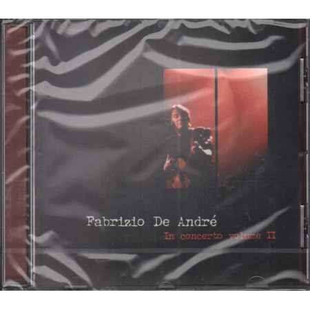 Fabrizio De Andre' CD In Concerto Volume II / Ricordi ‎74321867622 Sigillato