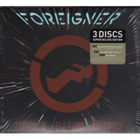Foreigner CD DVD Can't Slow Down Super Deluxe Ed Ear Music 0202678ERE Sigillato Foreigner CD DVD Can't Slow Down Super Deluxe Ed Ear Music 0202678ERE Sigillato