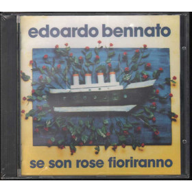 Edoardo Bennato CD Se Son Rose Fioriranno / Virgin Timbro SIAE a Secco Sigillato Edoardo Bennato CD Se Son Rose Fioriranno / Virgin Timbro SIAE a Secco Sigillato