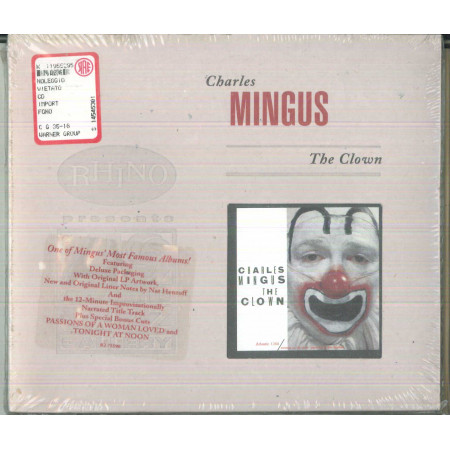 Charles Mingus CD The Clown Digipack / Rhino Atlantic Jazz Gallery Sigillato