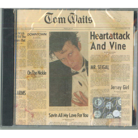Tom Waits CD Heartattack And Vine / Elektra ‎Sigillato 0075596054720