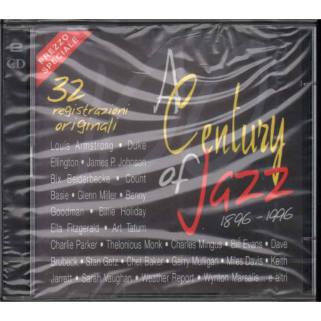 AA.VV. 2 CD A Century of Jazz 1896-1996 Nuovo Sigillato 5099748536020