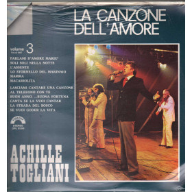 Achille Togliani Lp Vinile La Canzone Dell`Amore Volume 3 Cinevox Sigillato Achille Togliani Lp Vinile La Canzone Dell`Amore Volume 3 Cinevox Sigillato