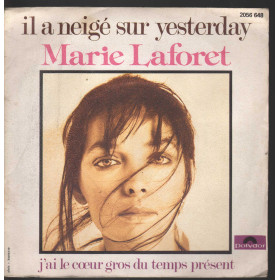 Marie Laforet Vinile 7" 45 giri  Il A Neige Sur Yesterday / Polydor Nuovo Marie Laforet Vinile 7" 45 giri  Il A Neige Sur Yesterday / Polydor Nuovo