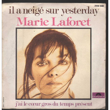 Marie Laforet ‎Vinile 7" 45 giri  Il A Neige Sur Yesterday / Polydor ‎Nuovo