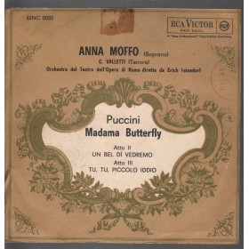 A Moffo E Leinsdorf  Puccini Vinile 7 45 giri Madama Butterfly RCA Victor Nuovo A Moffo E Leinsdorf  Puccini Vinile 7 45 giri Madama Butterfly RCA Victor Nuovo