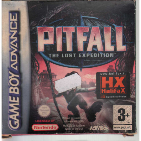 Pitfall The Lost Expedition Game Boy Advance GBA Nuovo 5030917021428