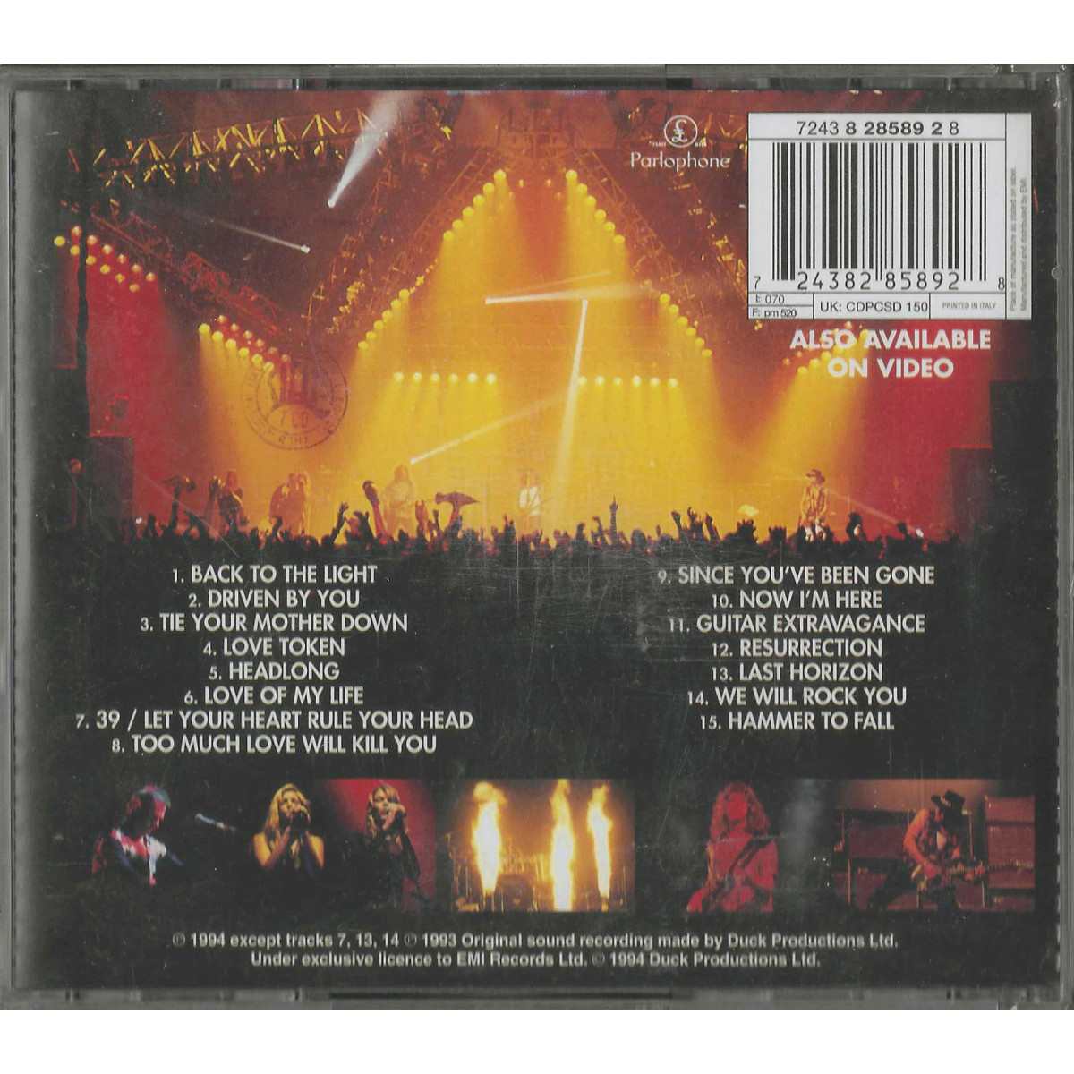 The Brian May Band CD Live At The Brixton Academy