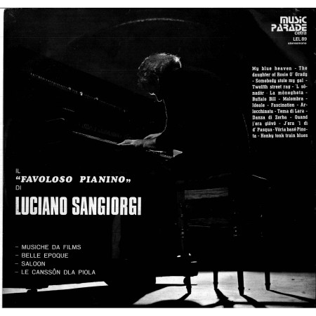 Luciano Sangiorgi Lp Vinile Il Favoloso Pianino Di / Music Parade Cetra Nuovo
