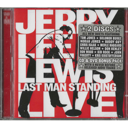 Jerry Lee Lewis CD/DVD Last Man Standing Live / Edel – 0180272ERE Sigillato