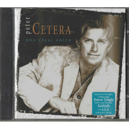 Peter Cetera CD One Clear Voice / River North Records – 0131412ERE Sigillato