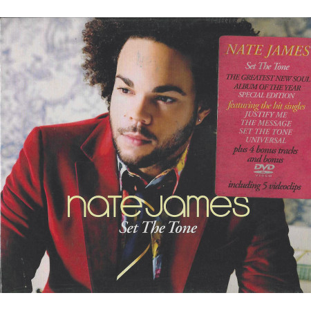 Nate James CD/DVD Set the Tone / Edel – 0178078ERE Sigillato
