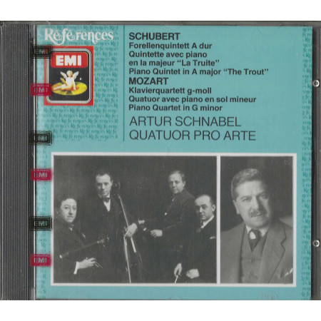Schubert, Mozart CD Piano Quintet In A Major (The Trout) G Minor / EMI Sigillato