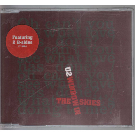 U2 ‎Cd'S Singolo Window In The Skies / Mercury ‎1718124 Sigillato