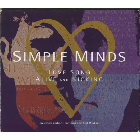 Simple Minds CD Love Song / Alive And Kicking / Virgin – vscdt 1440 Sigillato