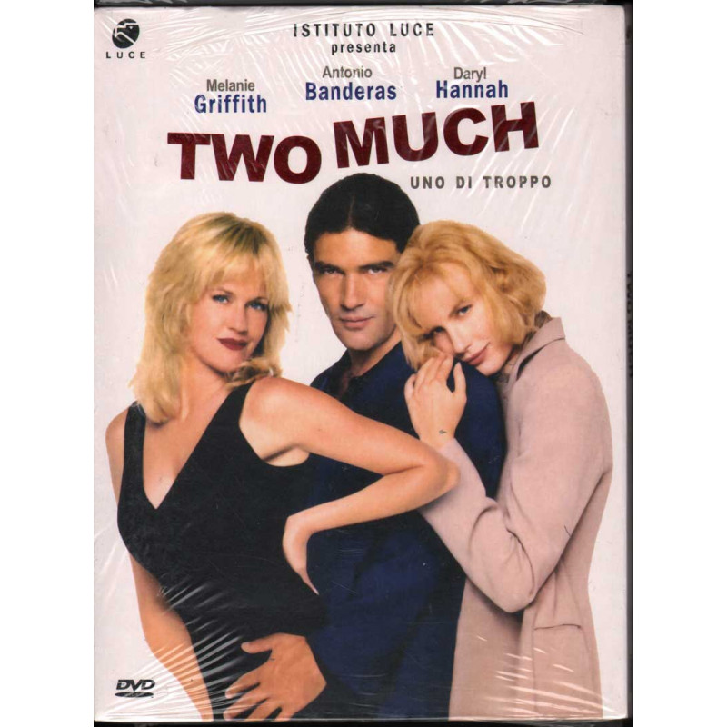 Two Much - Uno Di Troppo DVD Antonio Banderas / Melanie Griffith Nuovo Sigillato Two Much - Uno Di Troppo DVD Antonio Banderas / Melanie Griffith Nuovo Sigillato