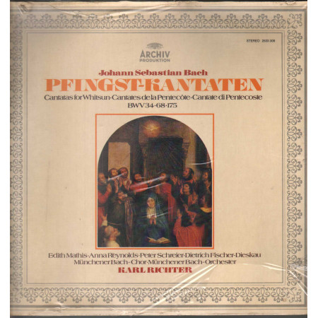 J S Bach E Mathis Lp Pfingst-Kantaten BWV 34 • 68 • 175 Archiv Produktion Nuovo