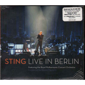 Sting CD DVD Live In Berlin / Deutsche Grammophon 275 3097 Sigillato Sting  CD DVD Live In Berlin - Digisleeve Nuovo Sigillato 0602527530970