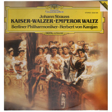 Strauss Berliner Philharmoniker Karajan Lp Kaiser-Walzer / Emperor Waltz Nuovo