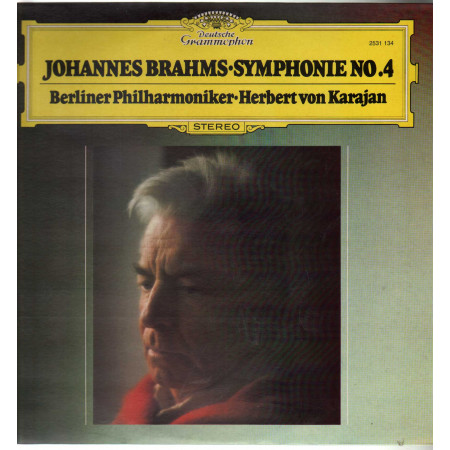 Brahms Berliner Philharmoniker H von Karajan Lp Symphonie No. 4 Deutsche Nuovo