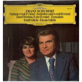 Schubert / Gilels Lp Fantasie F-moll (F-Minor) Andantino Varie H-moll (B-Minor) Schubert / Gilels Lp Fantasie F-moll (F-Minor) Andantino Varie H-moll (B-Minor)