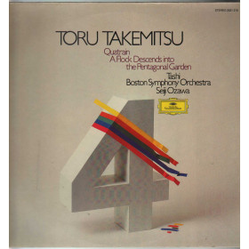 Takemitsu / Tashi / Boston Symphony Ozawa Lp Quatrain / A Flock Descends Into Takemitsu / Tashi / Boston Symphony Ozawa Lp Quatrain / A Flock Descends Into