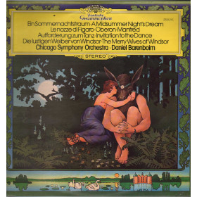 Barenboim Orc Symphonique De Chicago Lp Ouvertures Le Songe D'une Nuit D'ete Barenboïm Orc Symphonique De Chicago Lp Ouvertures Le Songe D'une Nuit D'ete
