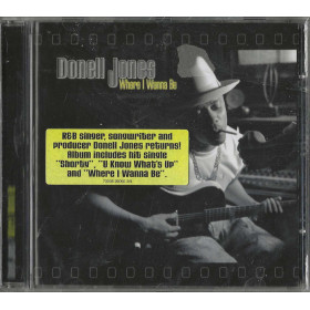 Donell Jones CD Where I Wanna Be / LaFace Records – 73008260602 Sigillato Donell Jones CD Where I Wanna Be / LaFace Records – 73008260602 Sigillato