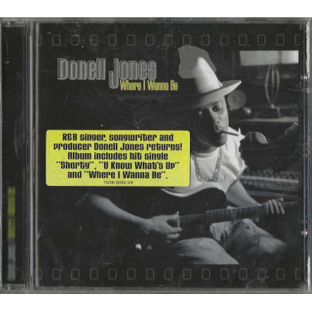 Donell Jones CD Where I Wanna Be / LaFace Records – 73008260602 Sigillato