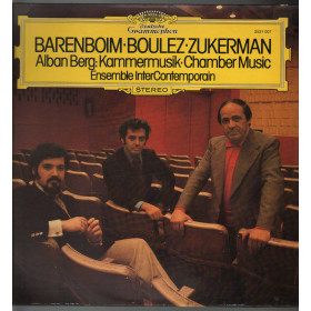 Berg / Barenboim / Boulez / Zukerman  Lp Kammermusik • Chamber Music Nuovo Berg / Barenboim / Boulez / Zukerman  Lp Kammermusik • Chamber Music Nuovo