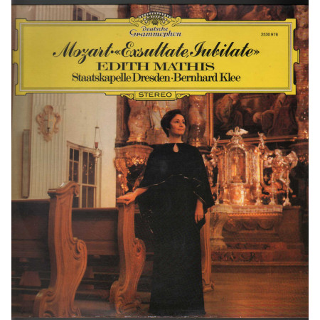 Mozart Edith Mathis Staatskapelle Dresden Bernhard Klee ‎Lp  Exsultate Jubilate