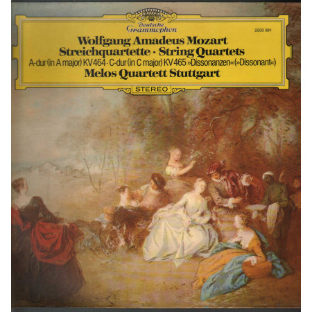 Mozart Melos Quartett Stuttgart Lp Streichquartette String Quartets A-Dur  Nuovo