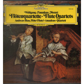 Mozart / Andreas Blau / Amadeus-Quartett Lp Flötenquartette Deutsche Nuovo Mozart / Andreas Blau / Amadeus-Quartett Lp Flötenquartette Deutsche Nuovo