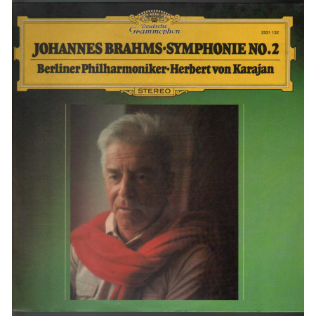 Brahms / von Karajan / Berliner Philharmoniker ‎Lp Symphonie N° 2 Deutsche Nuovo