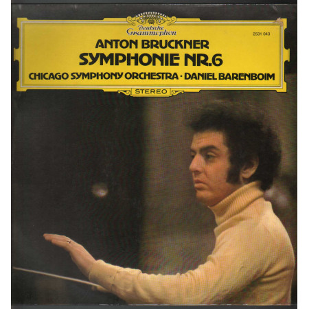 Bruckner Chicago Symphony Orchestra Barenboim ‎Lp Symphonie N 6 Deutsche Nuovo