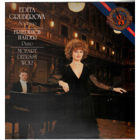Edita Gruberova Friedrich Haider Lp Vinile Mozart Debussy  Wolf / CBS IM 42002 Edita Gruberova Friedrich Haider Lp Vinile Mozart Debussy  Wolf / CBS IM 42002