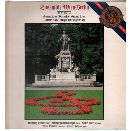 Ensemble Wien-Berlin Lp Mozart Quintet K.406 (Serenade) Fantasy K.608 / Andante