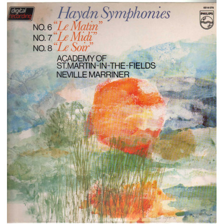 Haydn N Marriner Academy Of St Martin-In-The-Fields Lp Symphonies No 6 No 7 No 8