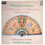 Philharmonia Orchestra Neville Marriner Lp Offenbach Ouvertures / Philips ‎Nuovo