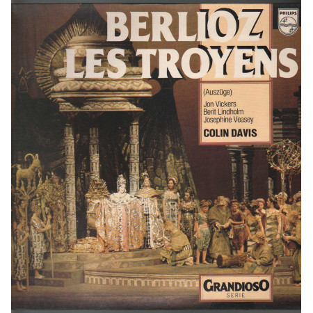 Berlioz / Colin Davis Lp Les Troyens Seite 1 / 2 Philips Grandioso Serie Nuovo