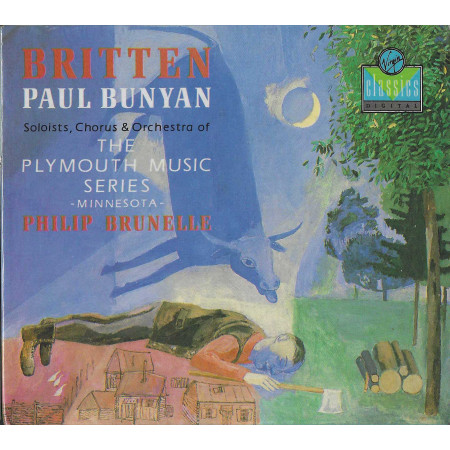Britten, Plymouth Music, Philip Brunelle CD Paul Bunyan / VCD 7907102 Sigillato
