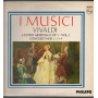 Vivaldi I Musici ‎Lp L'Estro Armonico Op.3 Vol.1 - Concerti Nos 1-2-3-4 Philips