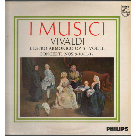 Vivaldi I Musici ‎Lp L'Estro Armonico Op. 3 Vol. III / Concerti Nos. 9-10-11-12