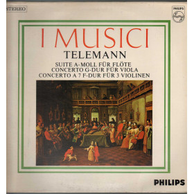 Musici Telemann Lp Suite A-Moll Für Flöte Concerto G-Dur Für Viola Concerto A 7 Musici Telemann Lp Suite A-Moll Für Flöte Concerto G-Dur Für Viola Concerto A 7