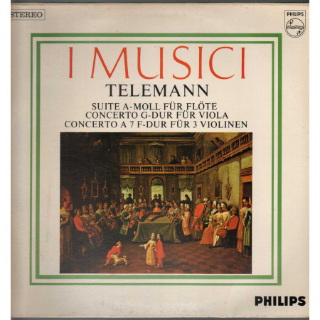 Musici Telemann Lp Suite A-Moll Für Flöte Concerto G-Dur Für Viola Concerto A 7