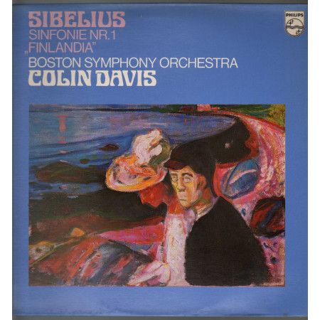 Sibelius Boston Symphony Orchestra Colin Davis ‎Lp Sinfonie Nr. 1 Finlandia