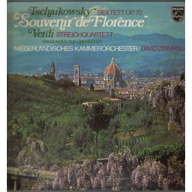 Tchaikovsky Verdi Zinman Lp Souvenir De Florence / String Quartet For Orchestra Tchaikovsky Verdi Zinman Lp Souvenir De Florence / String Quartet For Orchestra