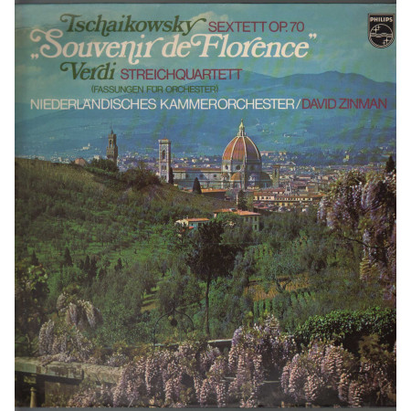 Tchaikovsky Verdi Zinman ‎Lp Souvenir De Florence / String Quartet For Orchestra