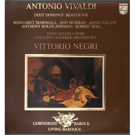 Vivaldi Marshall Murray English Chamber Negri ‎Lp Dixit Dominus • Beatus Vir